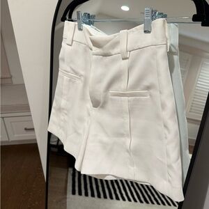 Zara Cream Tailored Shorts